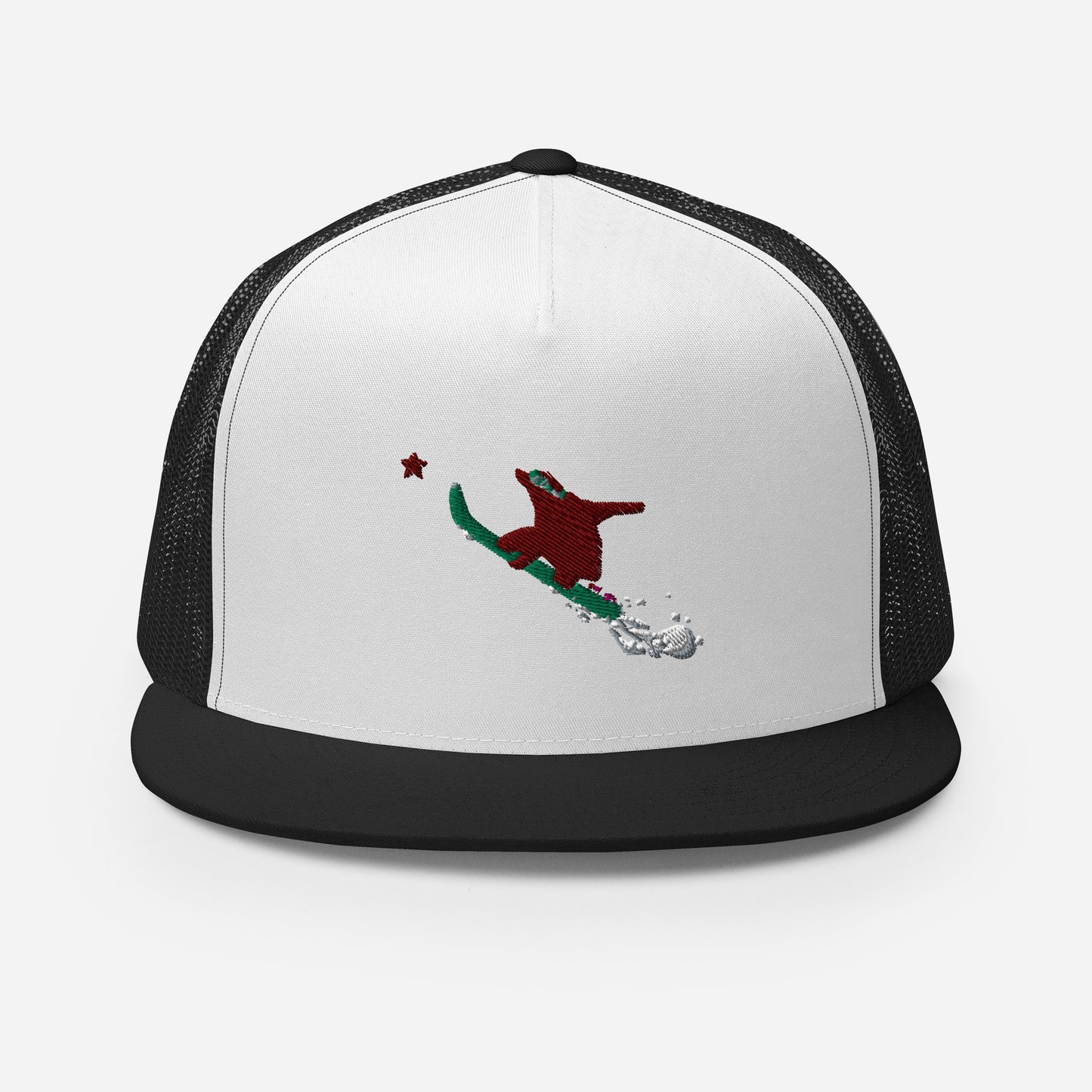 Goldie the Grizzly Boarding Trucker Cap