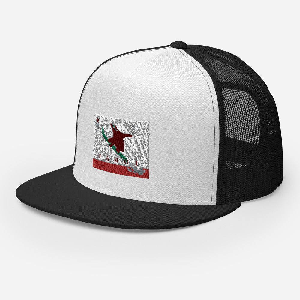 Boarding CA Grizzly Tahoe Trucker Cap - Sno Cal