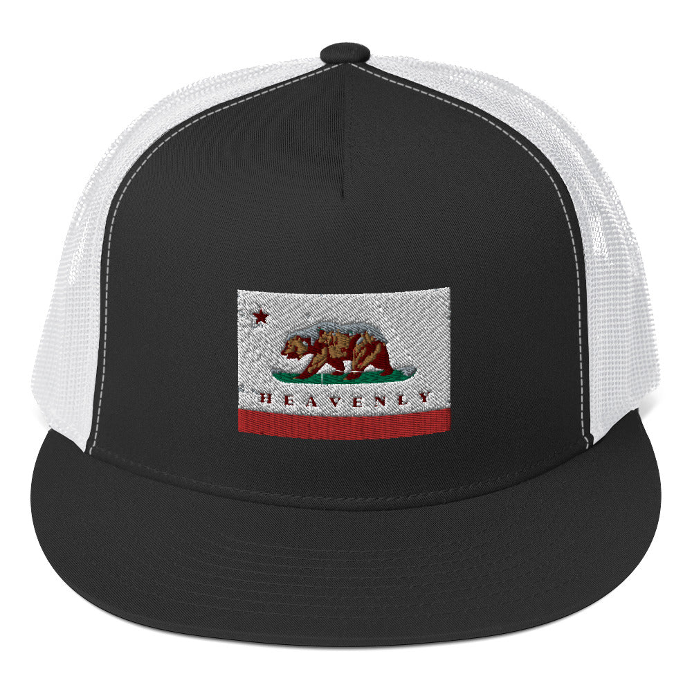Heavenly CA Flag Trucker Cap