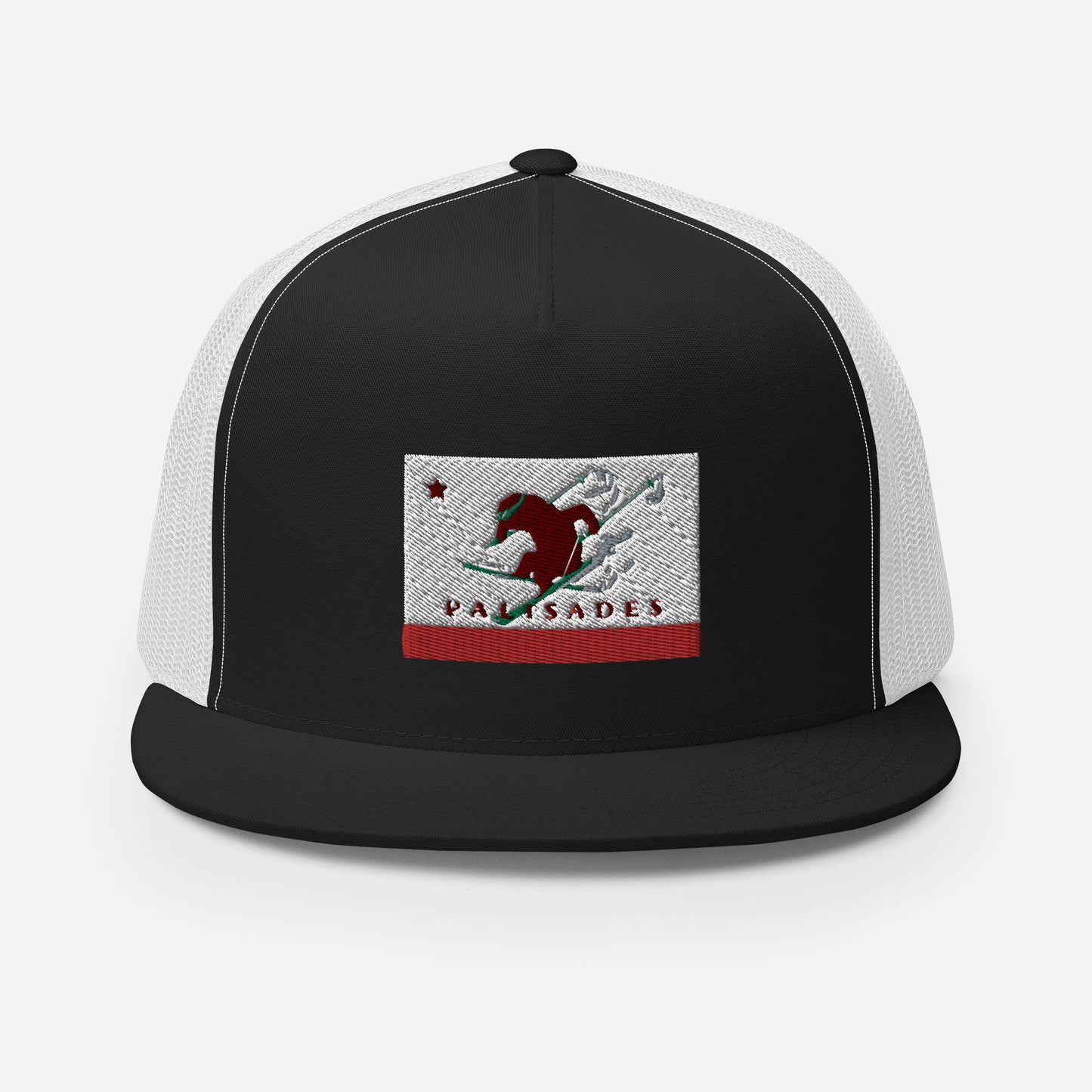 Palisades Flag Ski Trucker Cap