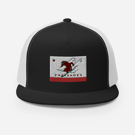 Palisades Flag Ski Trucker Cap