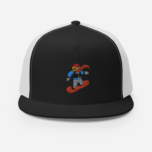 snowboard emoji hat