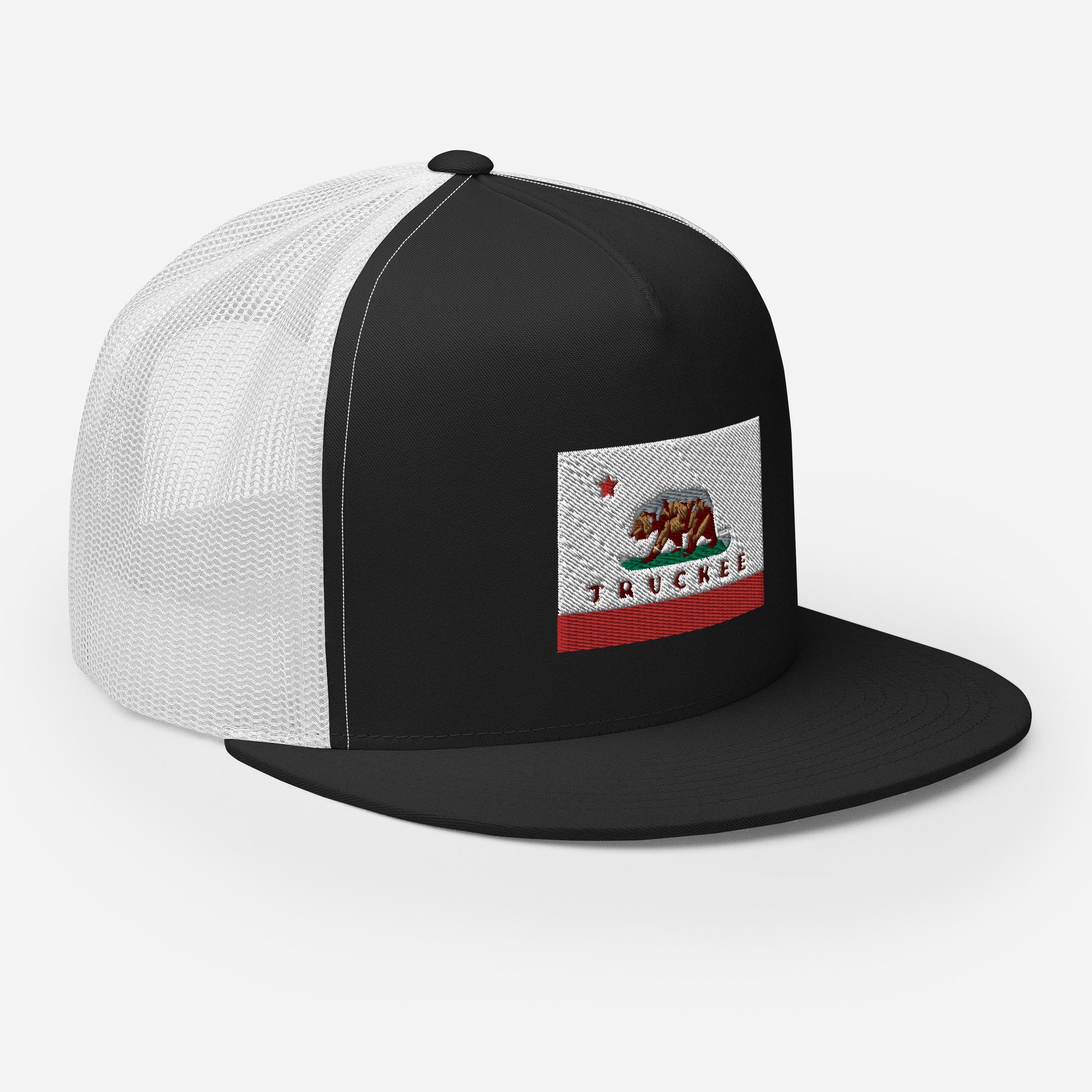 truckee flag trucker cap