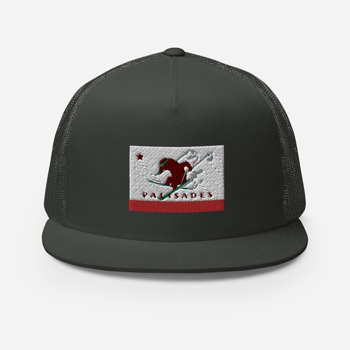 Palisades Flag Ski Trucker Cap