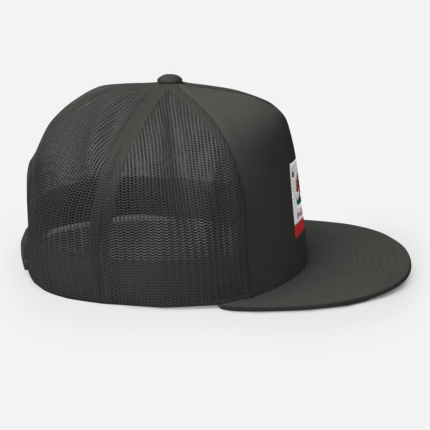 Palisades CA Flag Trucker Cap