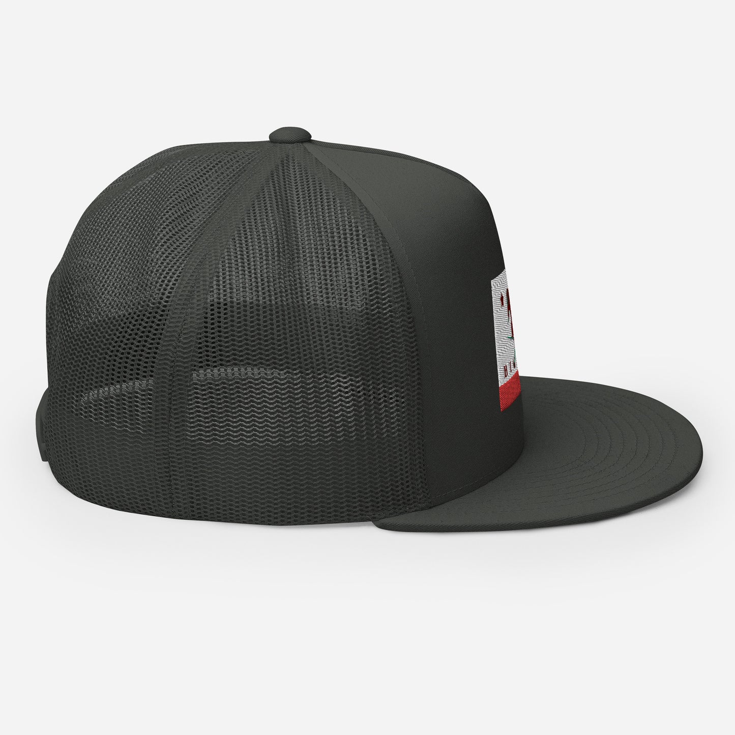 Big Bear Skiing CA Flag Trucker Cap