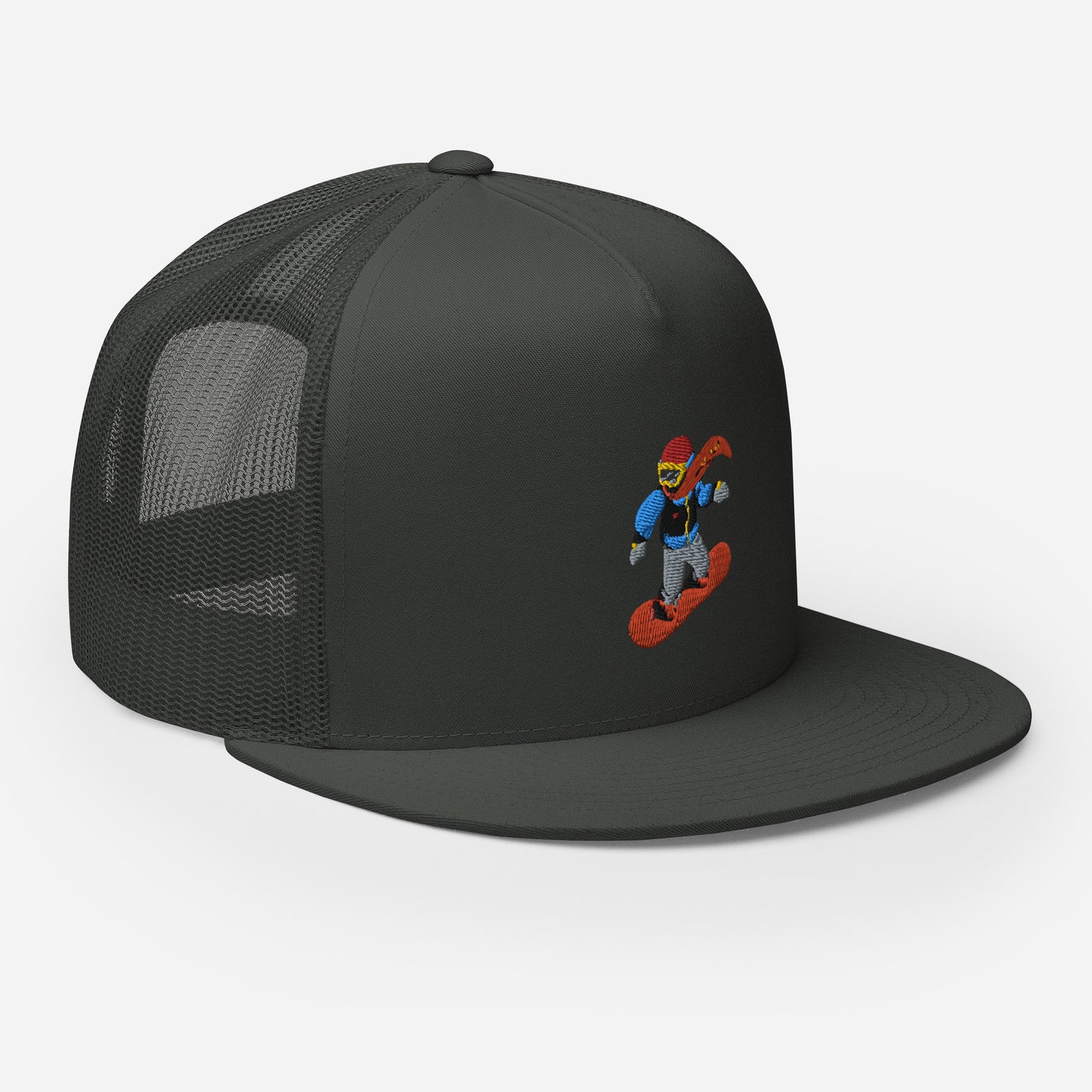 Snowboard Emoji Trucker Cap