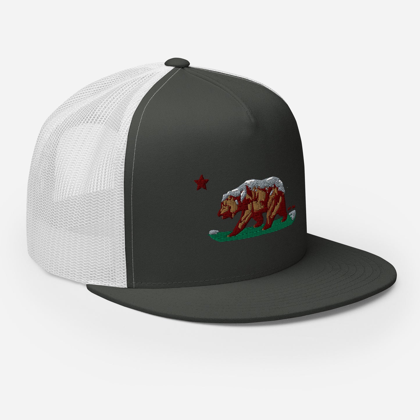 Goldie the CA Grizzly Trucker Cap