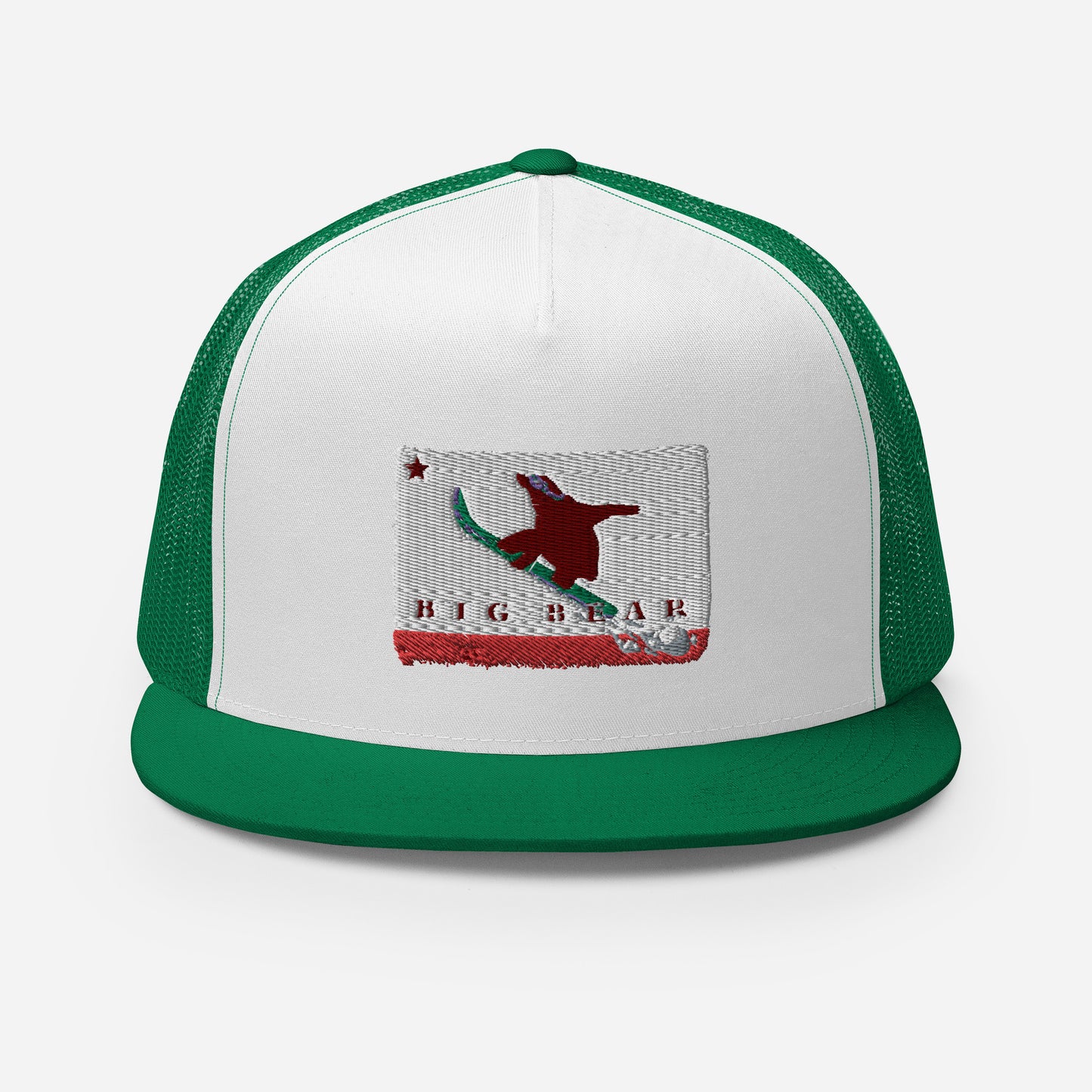 Green Big Bear Trucker Hat
