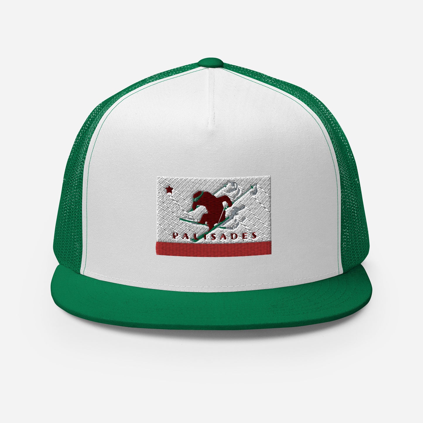 Palisades Flag Ski Trucker Cap
