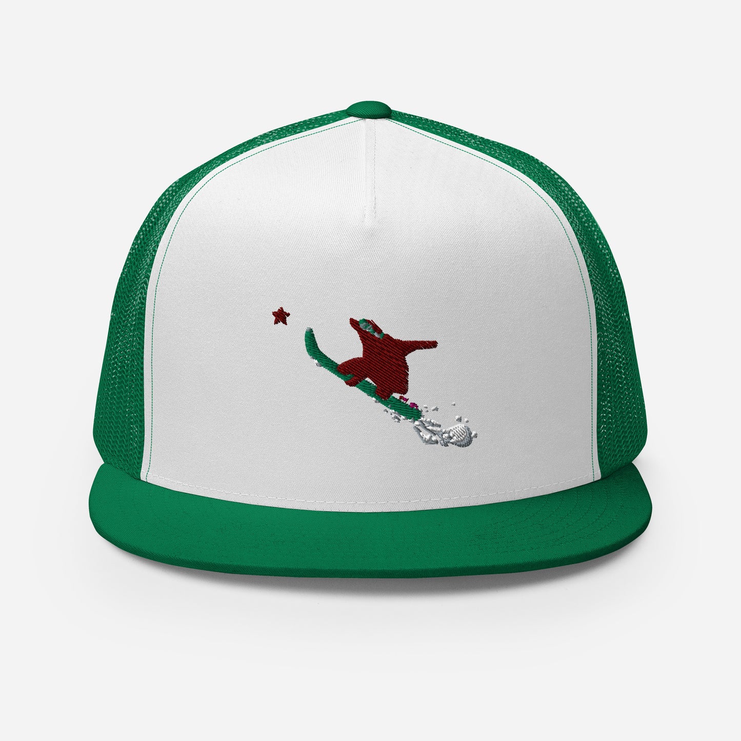 Goldie the Grizzly Boarding Trucker Cap