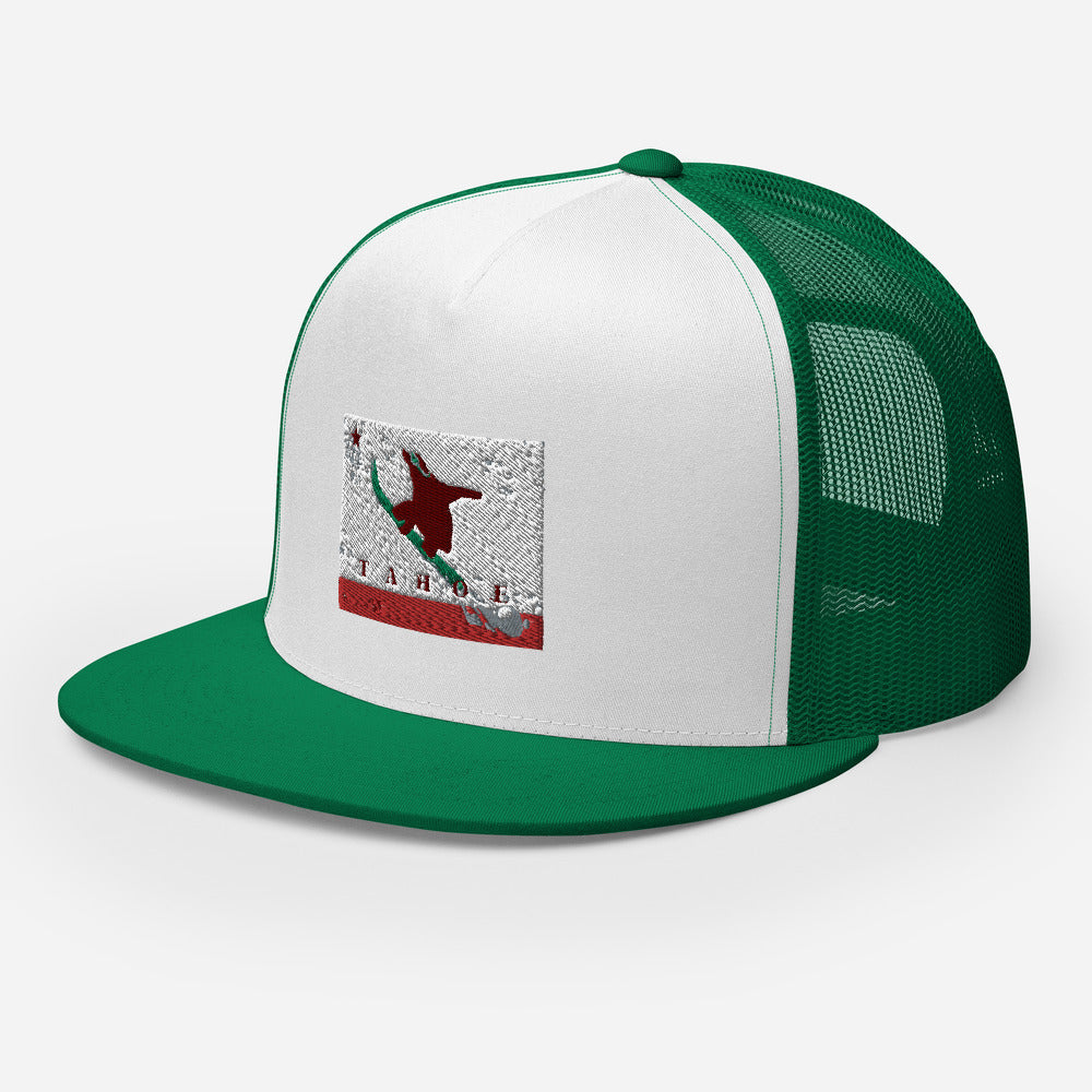 Boarding CA Grizzly Tahoe Trucker Cap - Sno Cal