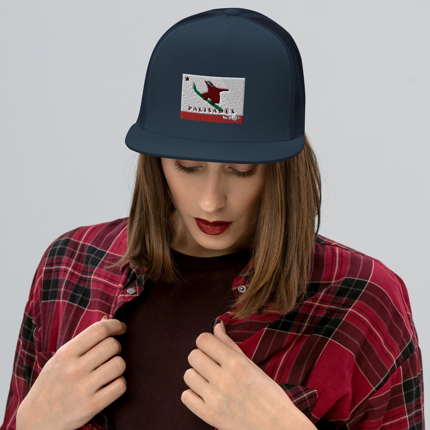 Palisades Flag Board Trucker Cap