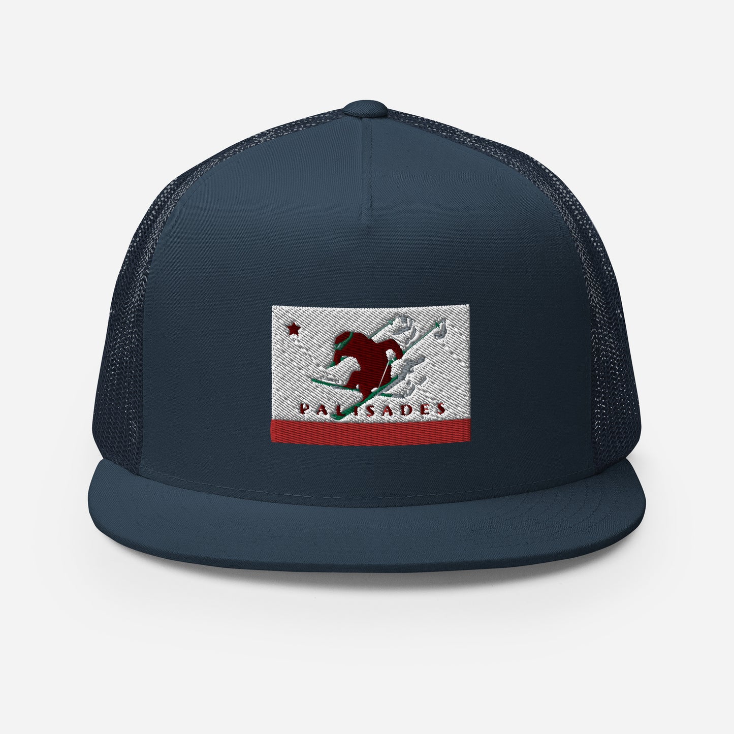 Palisades Flag Ski Trucker Cap