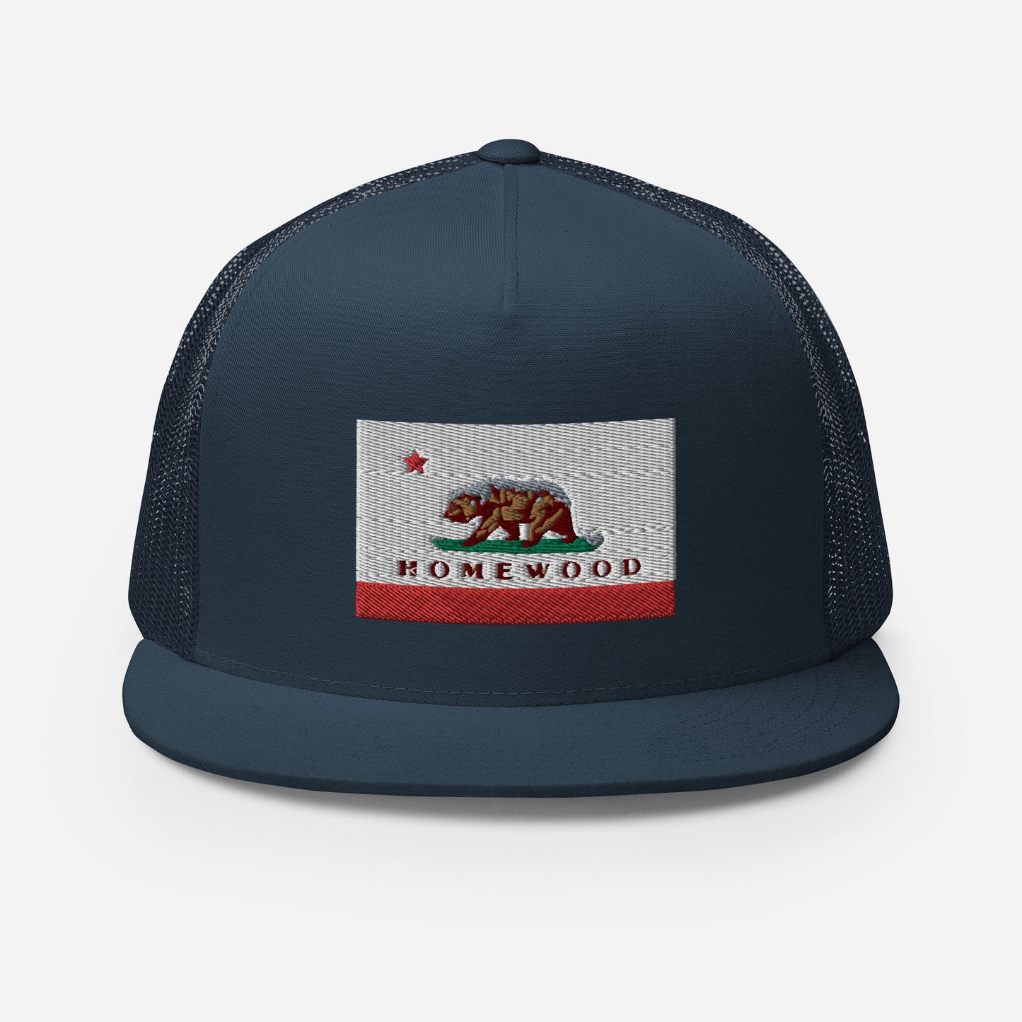 Homewood CA Flag Trucker Cap