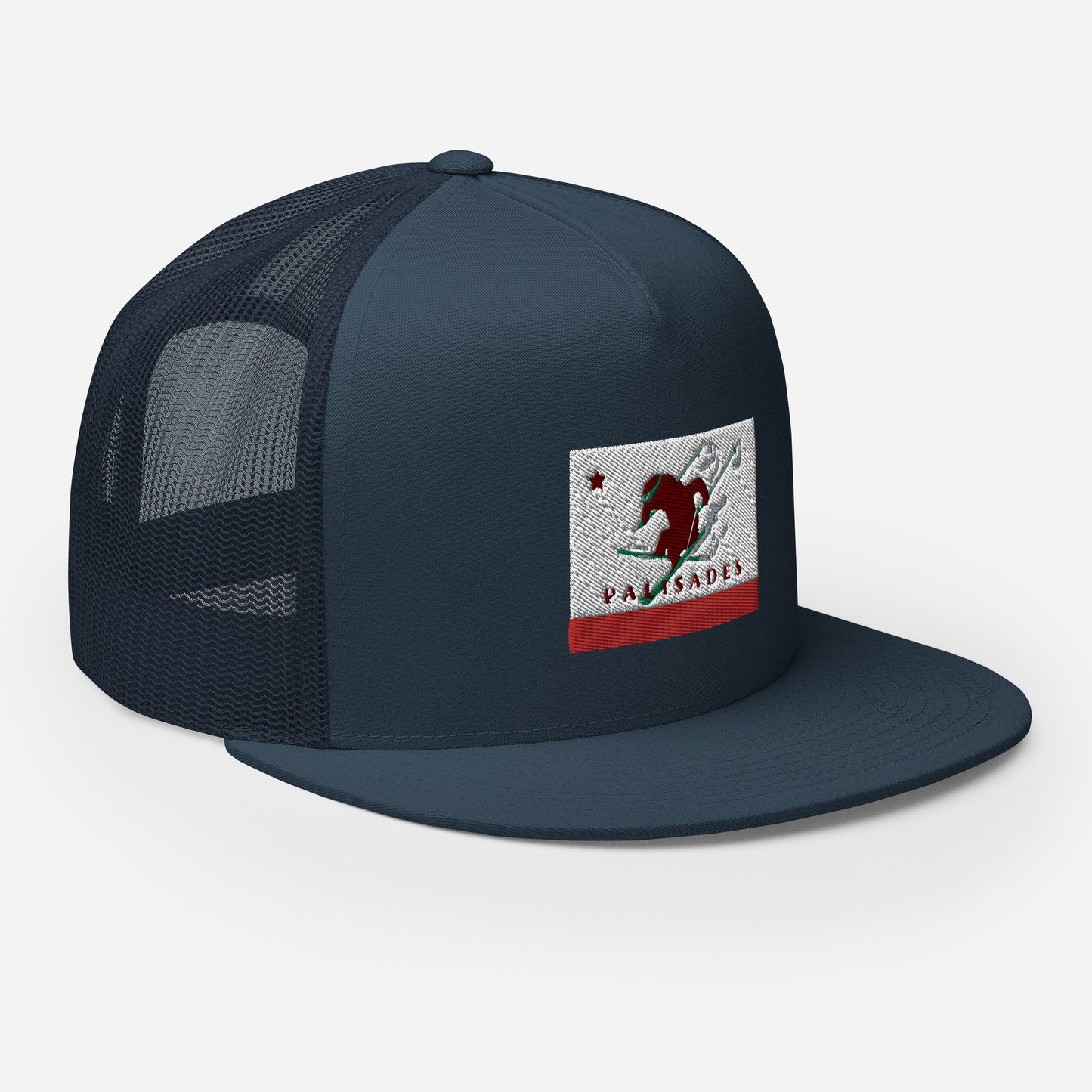 Palisades Flag Ski Trucker Cap