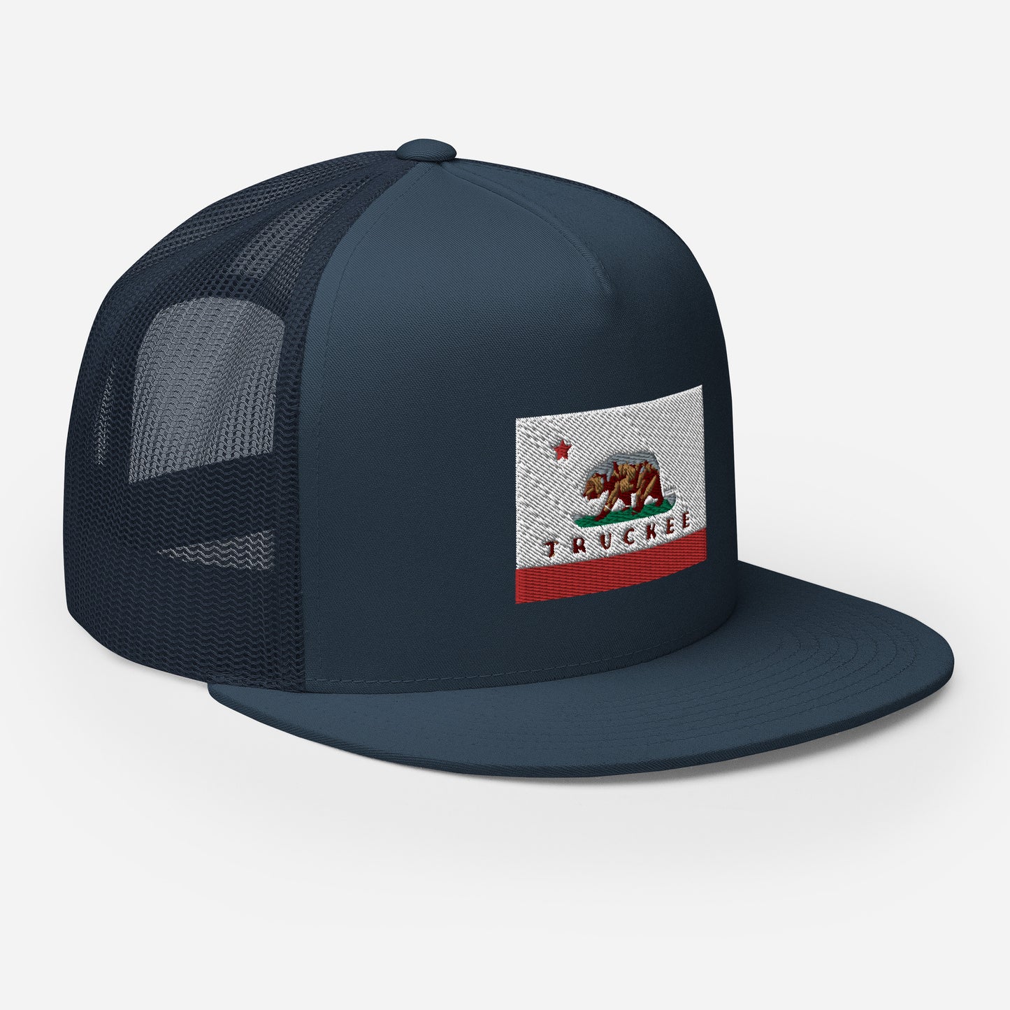 CA Flag Truckee Trucker Cap