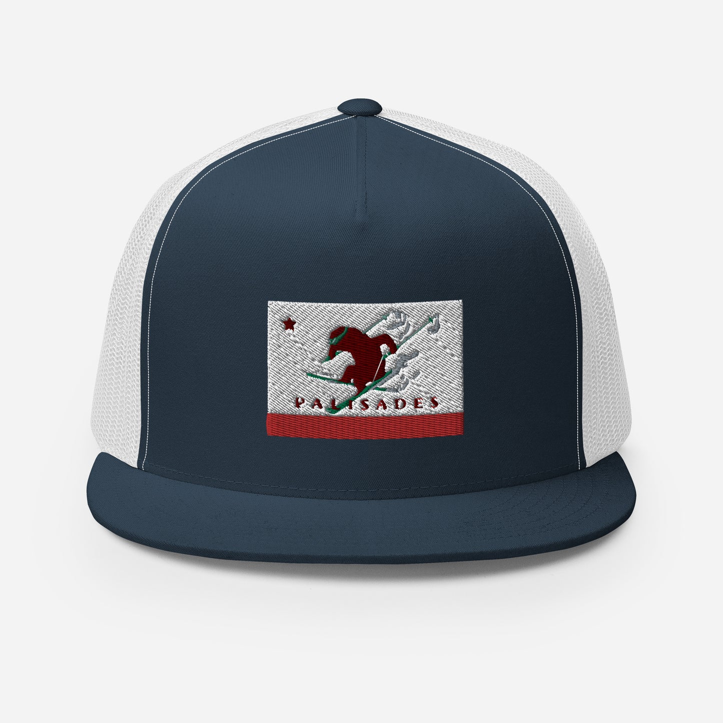 Palisades Flag Ski Trucker Cap