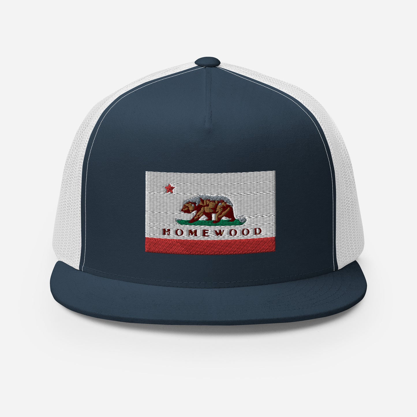 Homewood CA Flag Trucker Cap