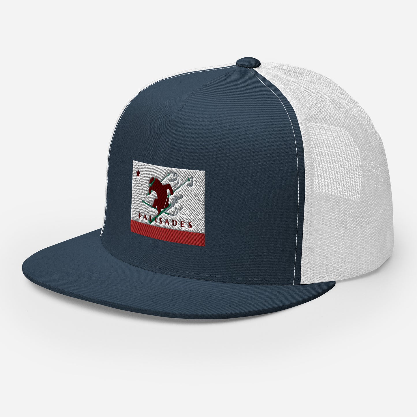 Palisades Flag Ski Trucker Cap