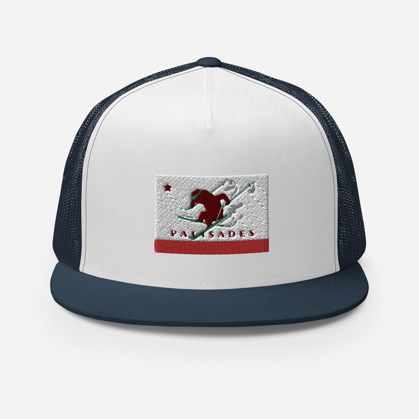 Palisades Flag Ski Trucker Cap