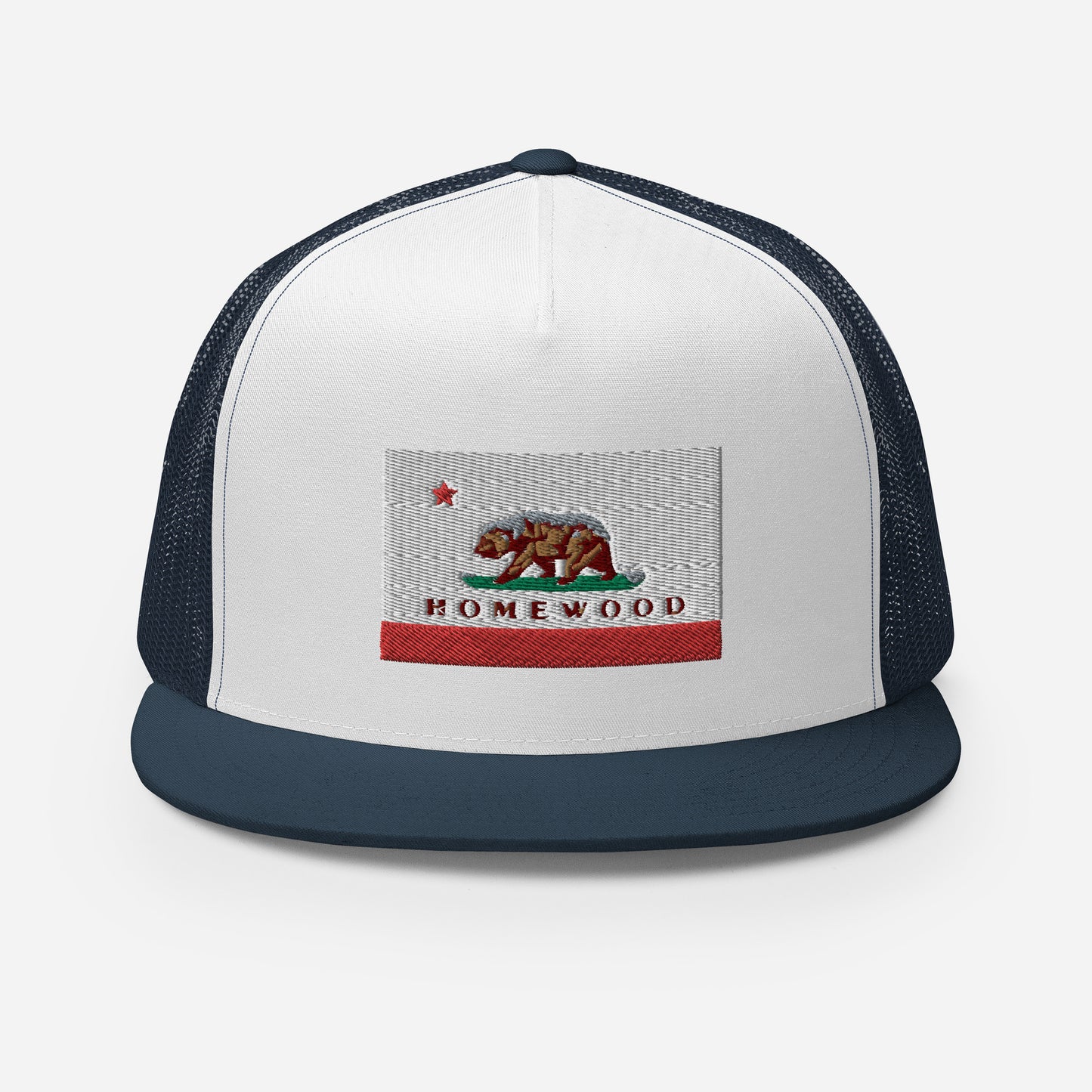 Homewood CA Flag Trucker Cap