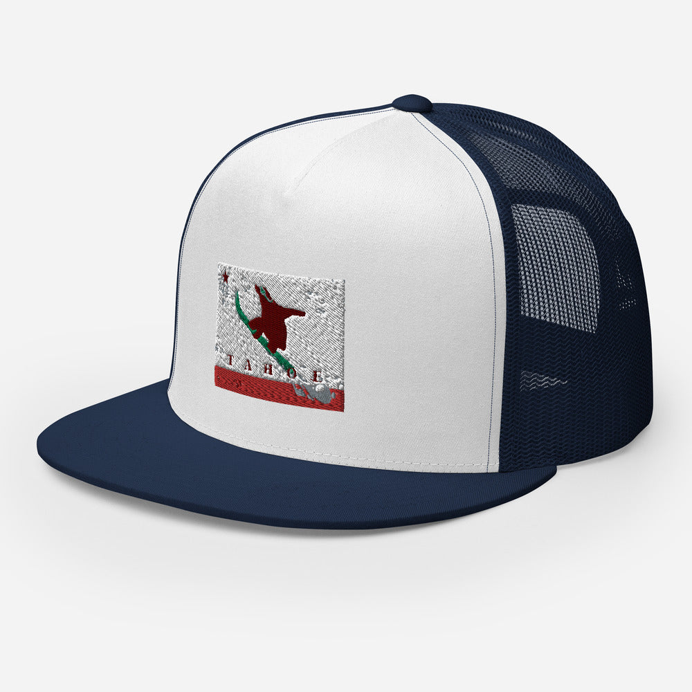 Boarding CA Grizzly Tahoe Trucker Cap - Sno Cal