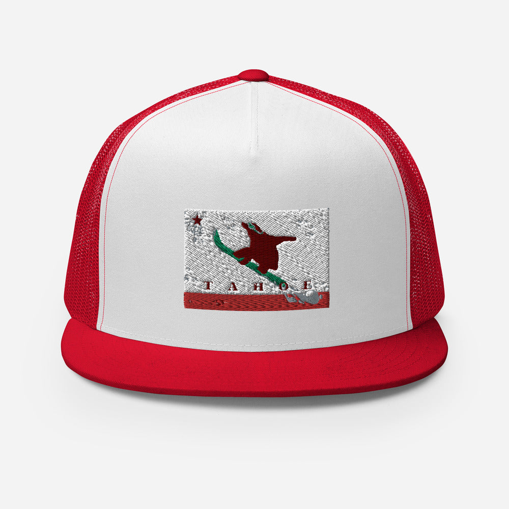 Boarding CA Grizzly Tahoe Trucker Cap - Sno Cal