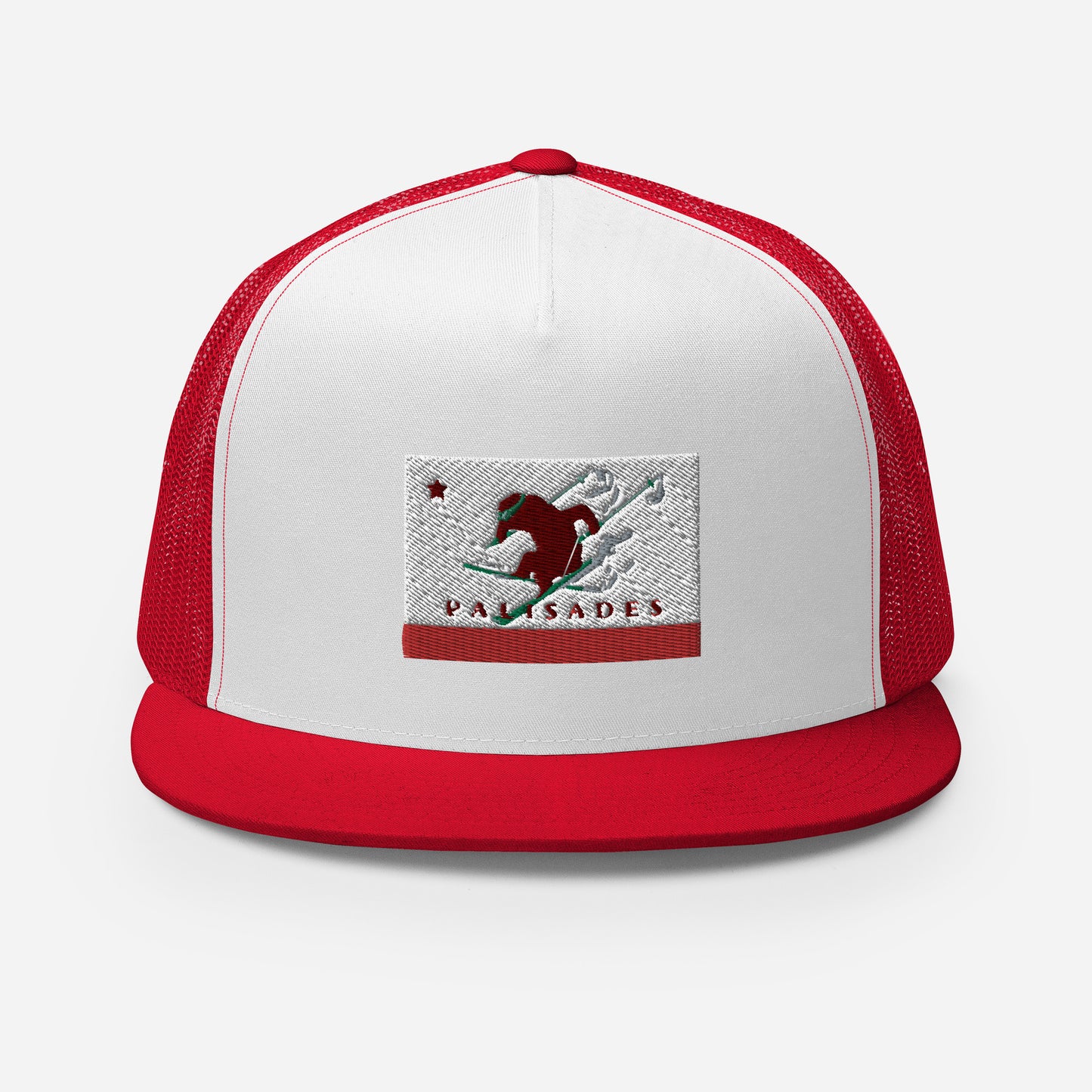 Palisades Flag Ski Trucker Cap