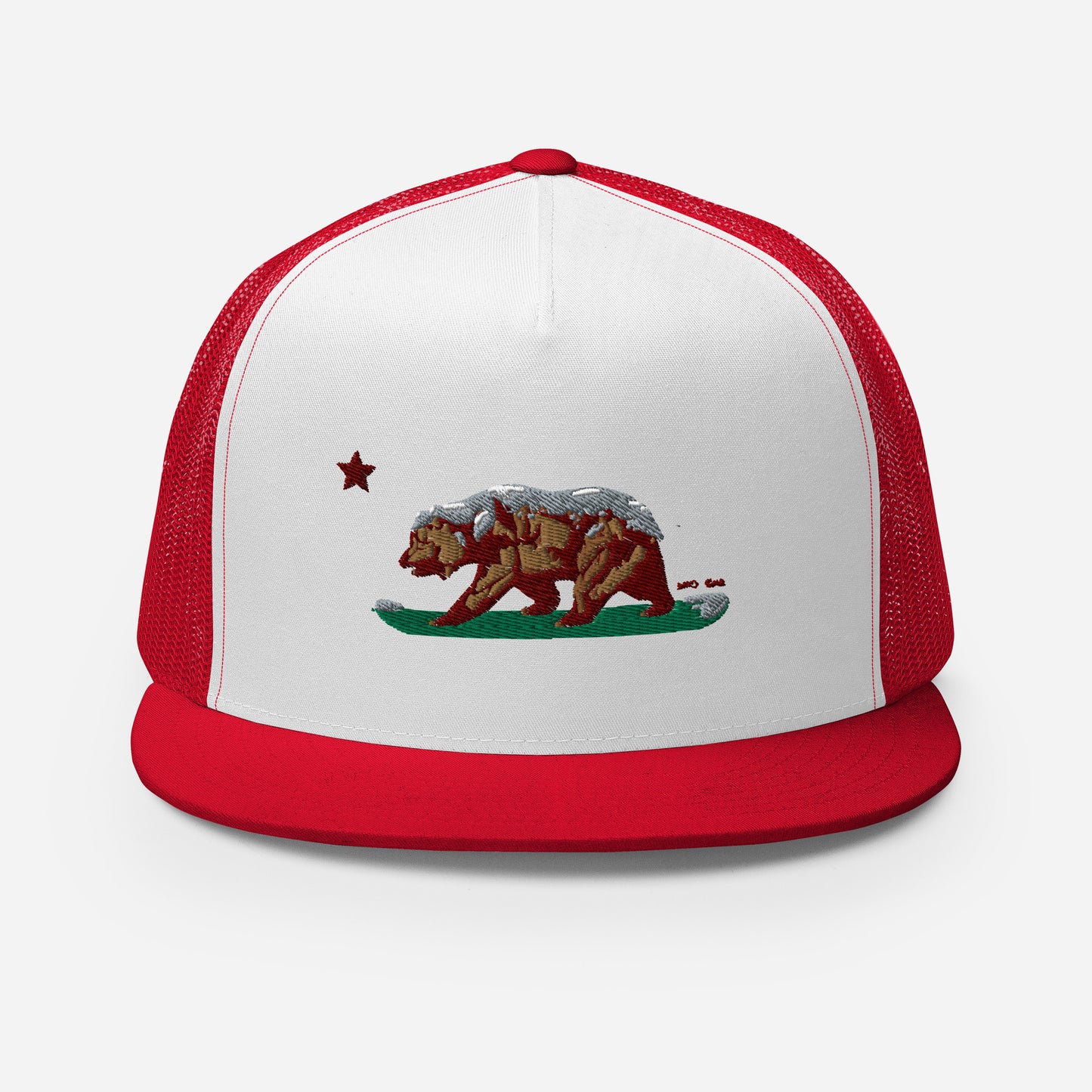 Goldie the CA Grizzly Trucker Cap