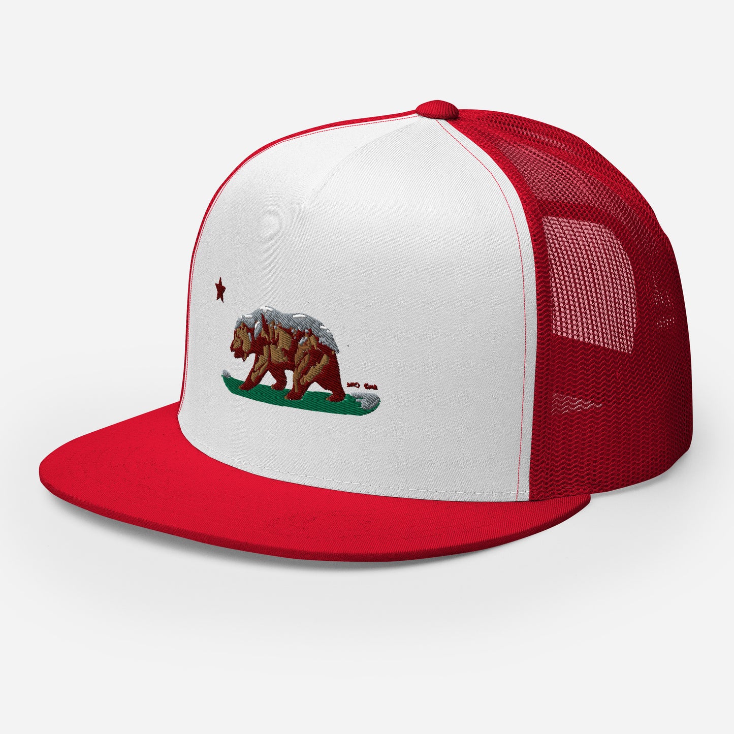 Goldie the CA Grizzly Trucker Cap