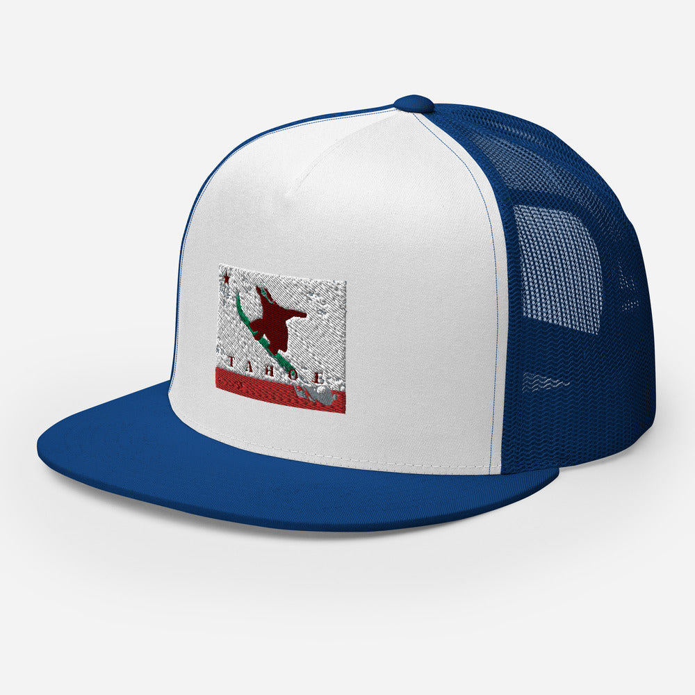 Boarding CA Grizzly Tahoe Trucker Cap - Sno Cal