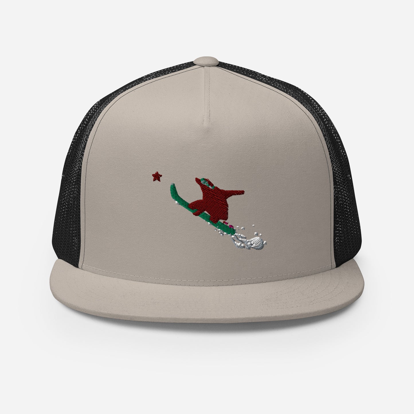 Goldie the Grizzly Boarding Trucker Cap