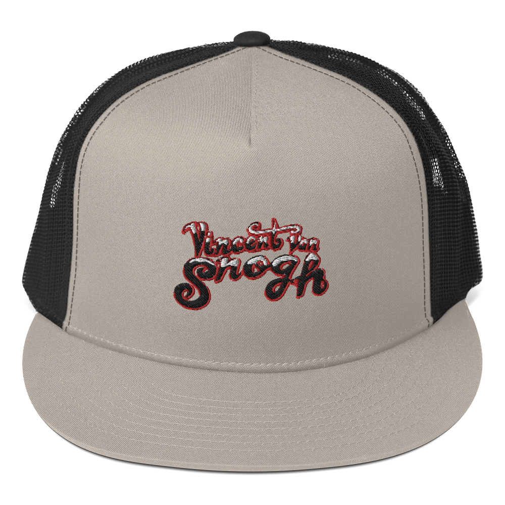 Vincent van Snogh nameplate Trucker Cap