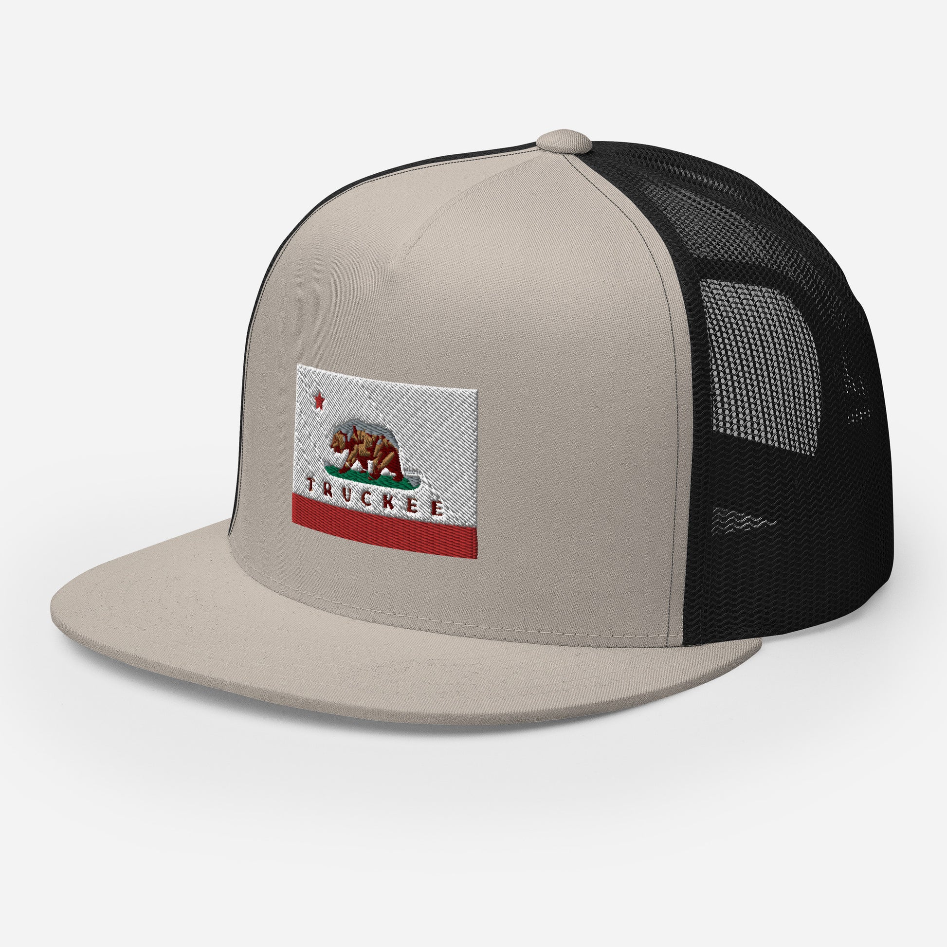 silver & black truckee truckee hat