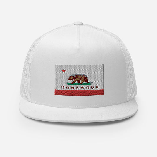 Homewood CA Flag Trucker Cap