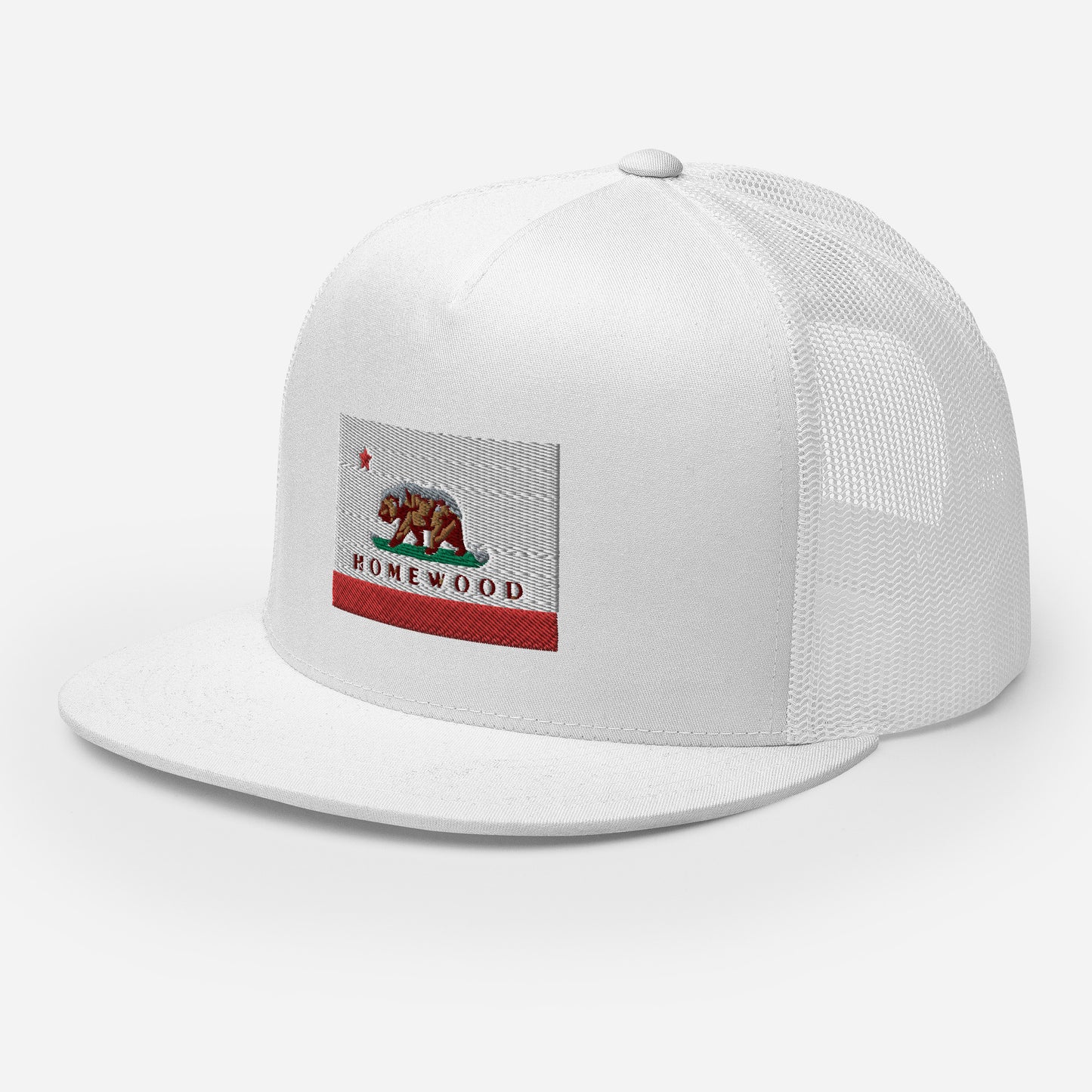 Homewood CA Flag Trucker Cap