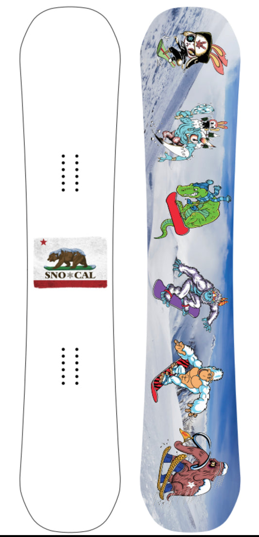 White Top Snowboard - Sno Cal