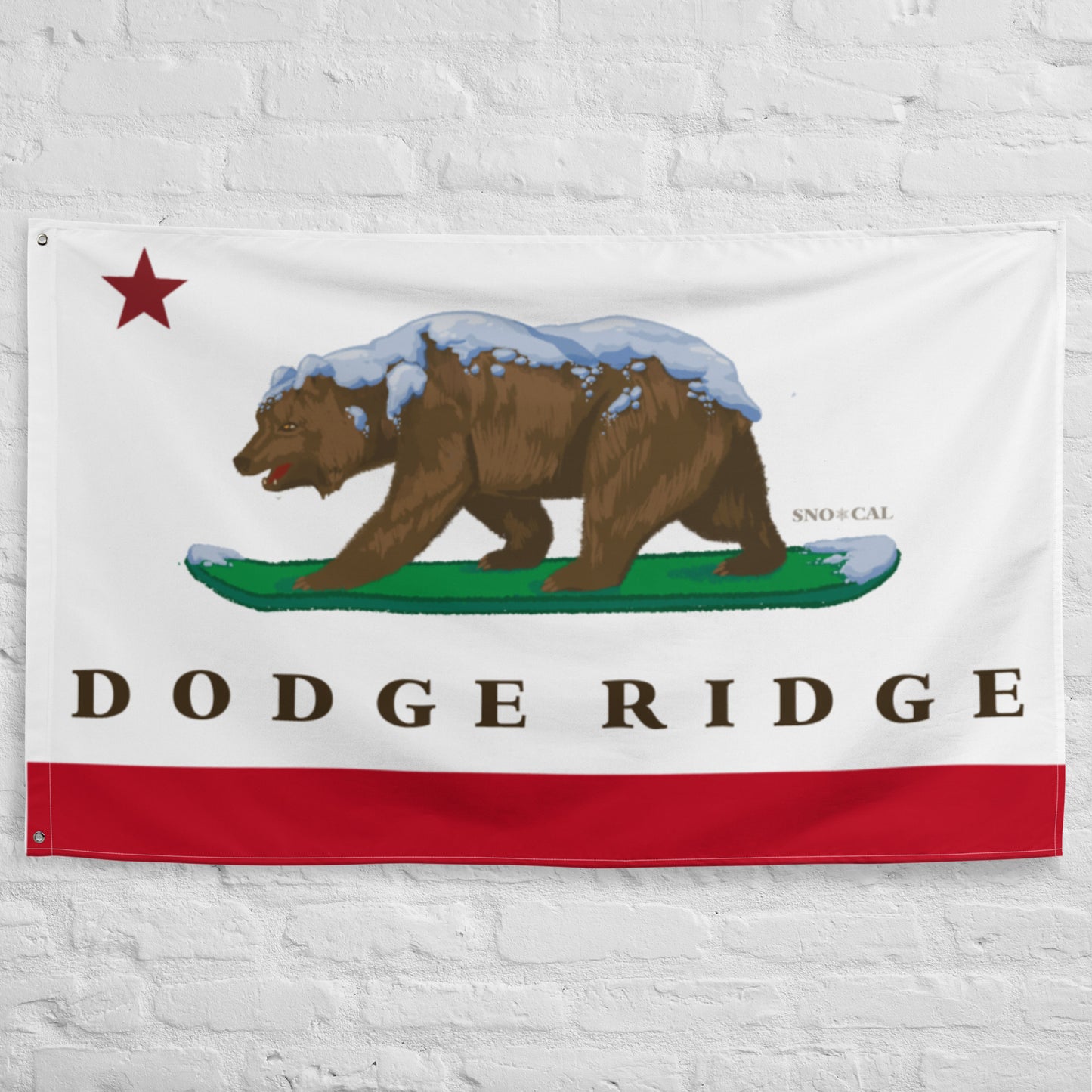 Dodge Ridge CA Flag
