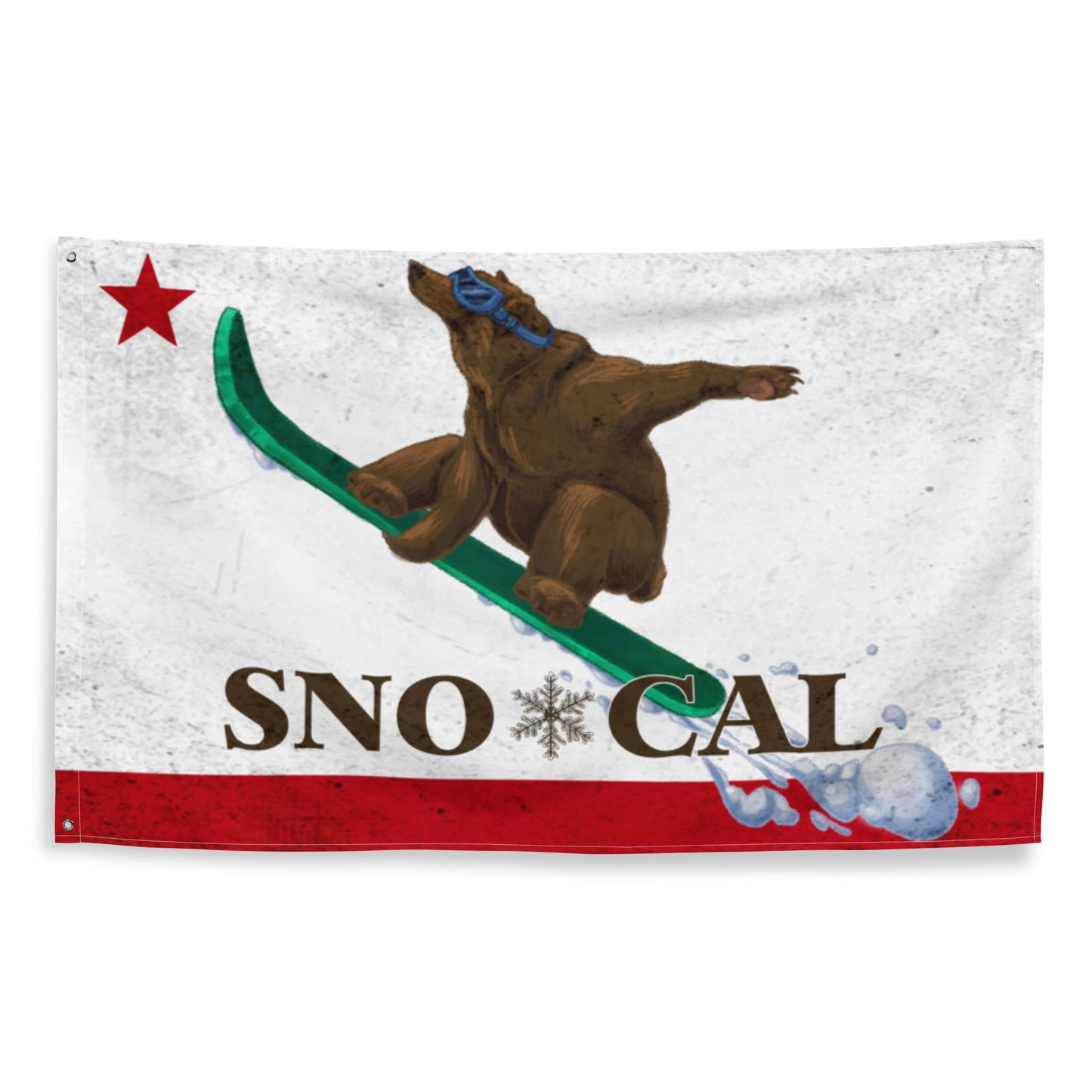 Sno*Cal Flag (Goldie Sending It)