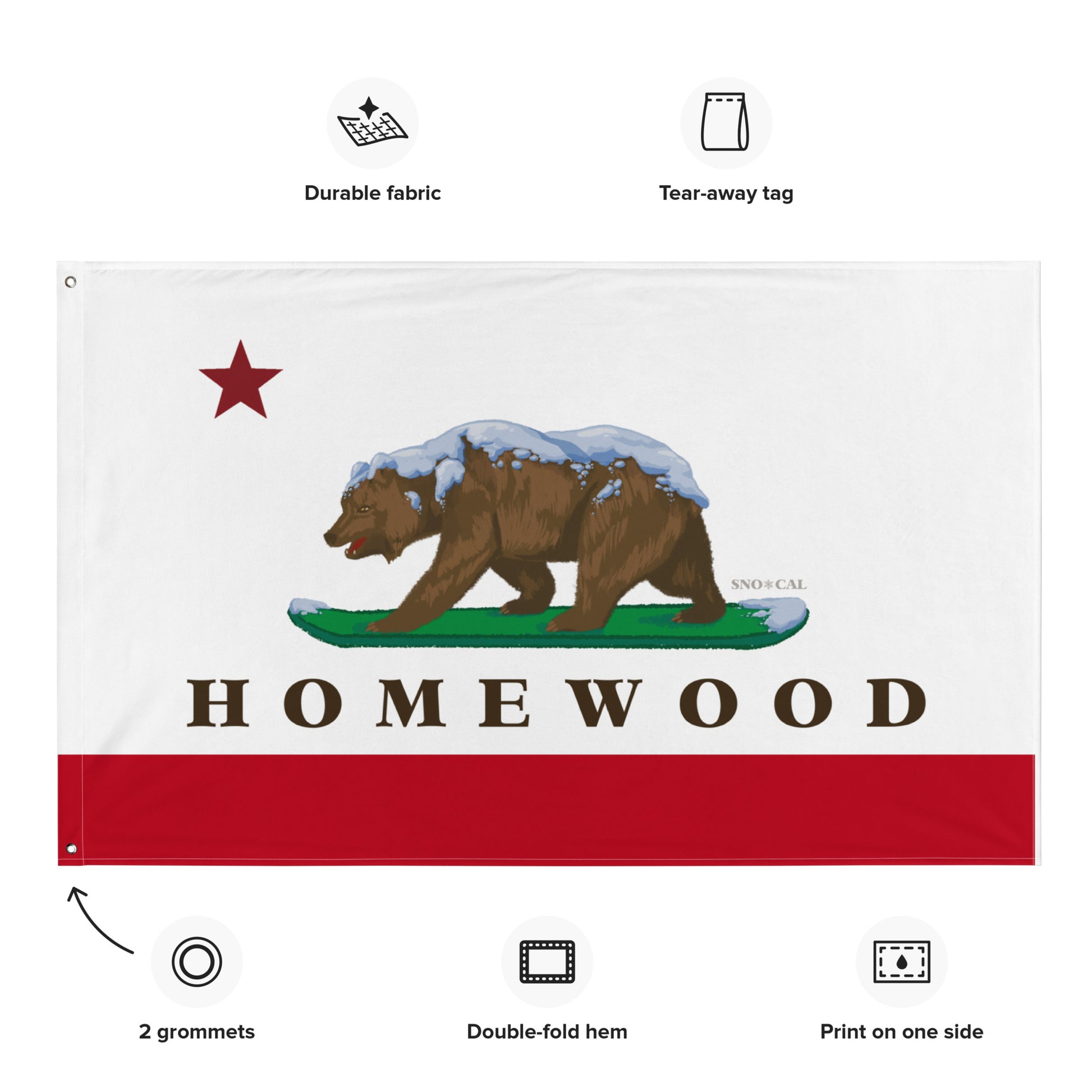 Homewood California Flag
