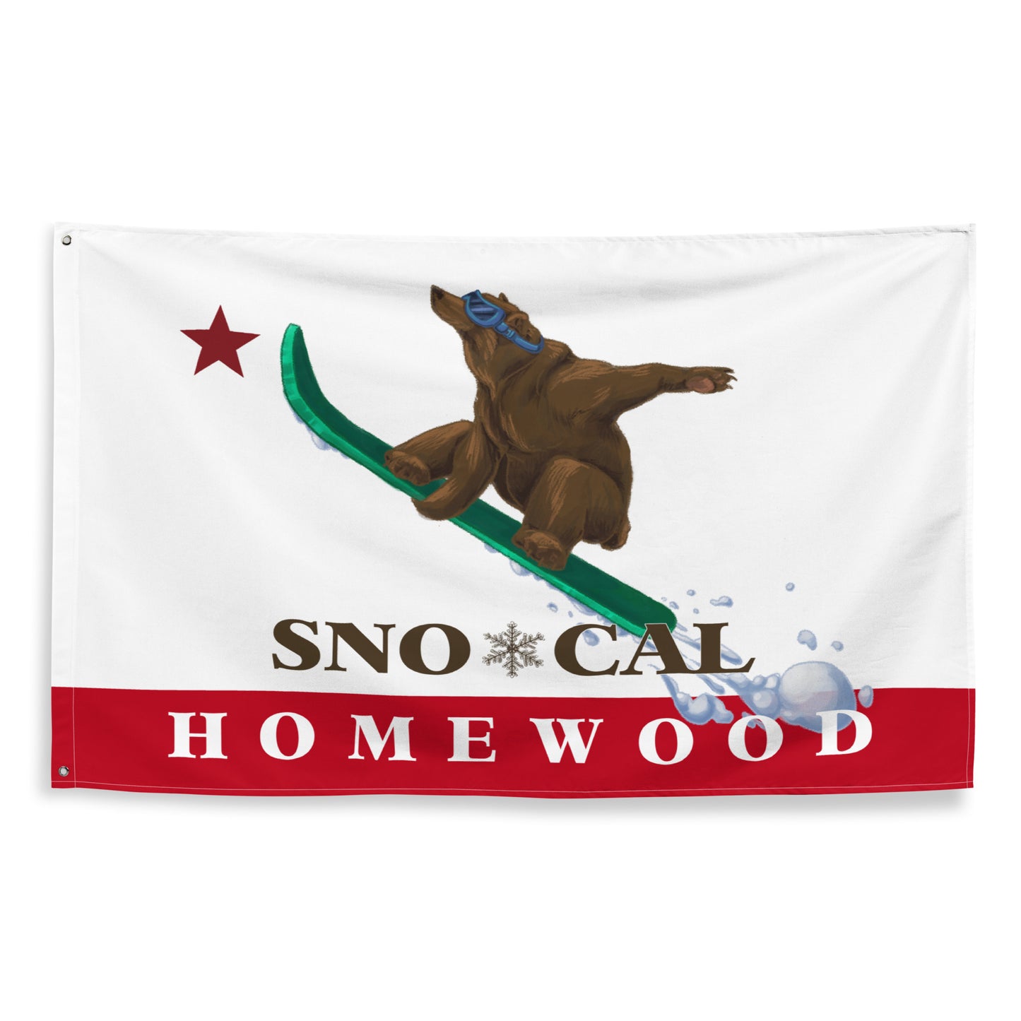 Homewood Sno*Cal Snowboard Flag