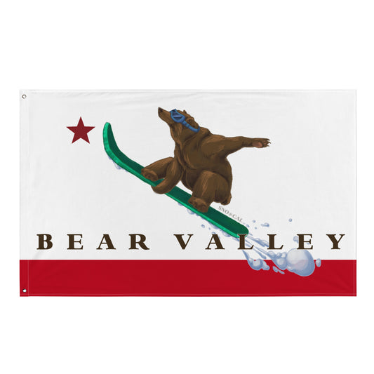 bear valley snowboard flag