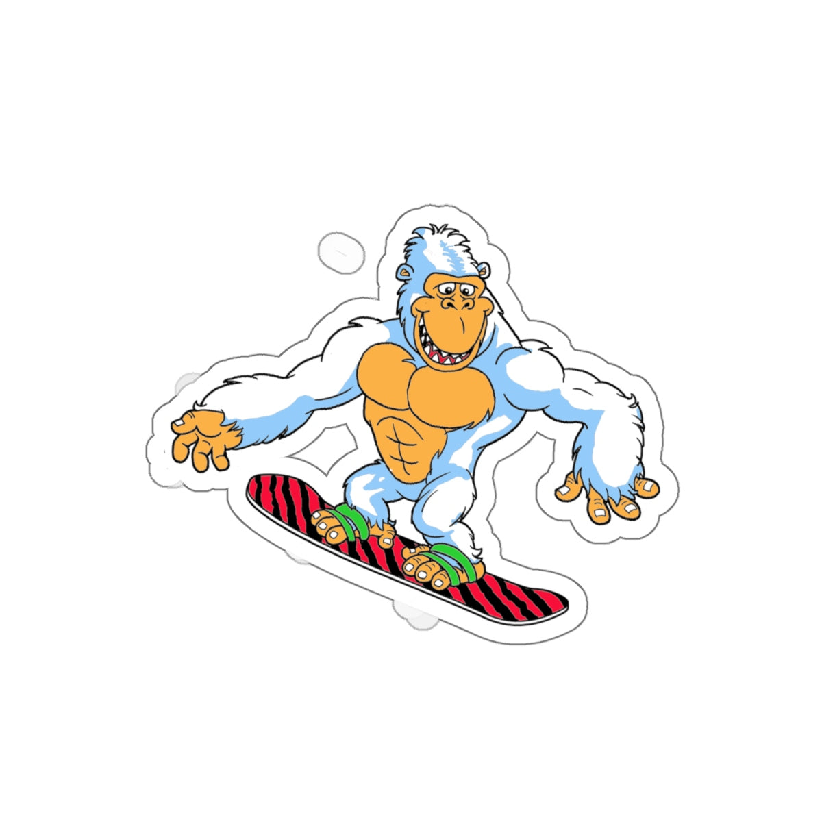 Snorilla snowboard sticker - Sno Cal