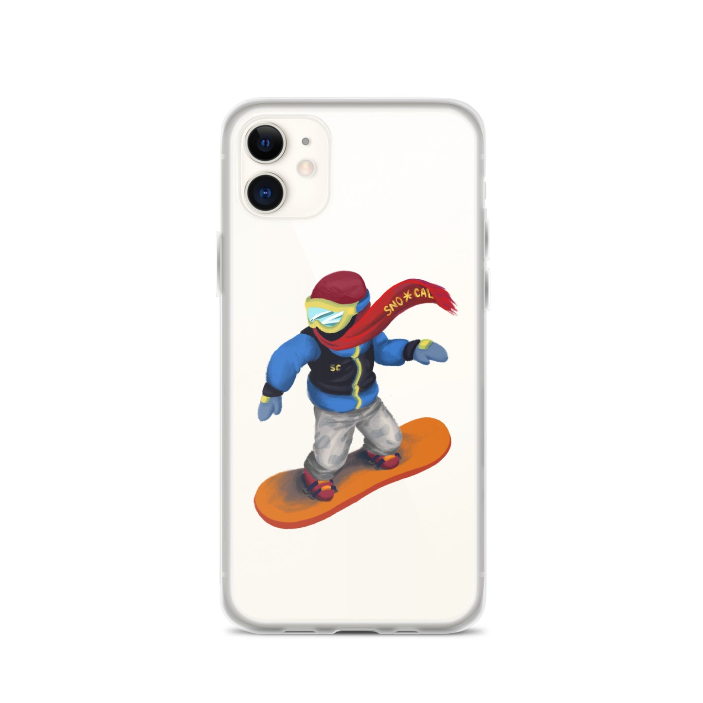 Snowboard Emoji Clear Case for iPhone®