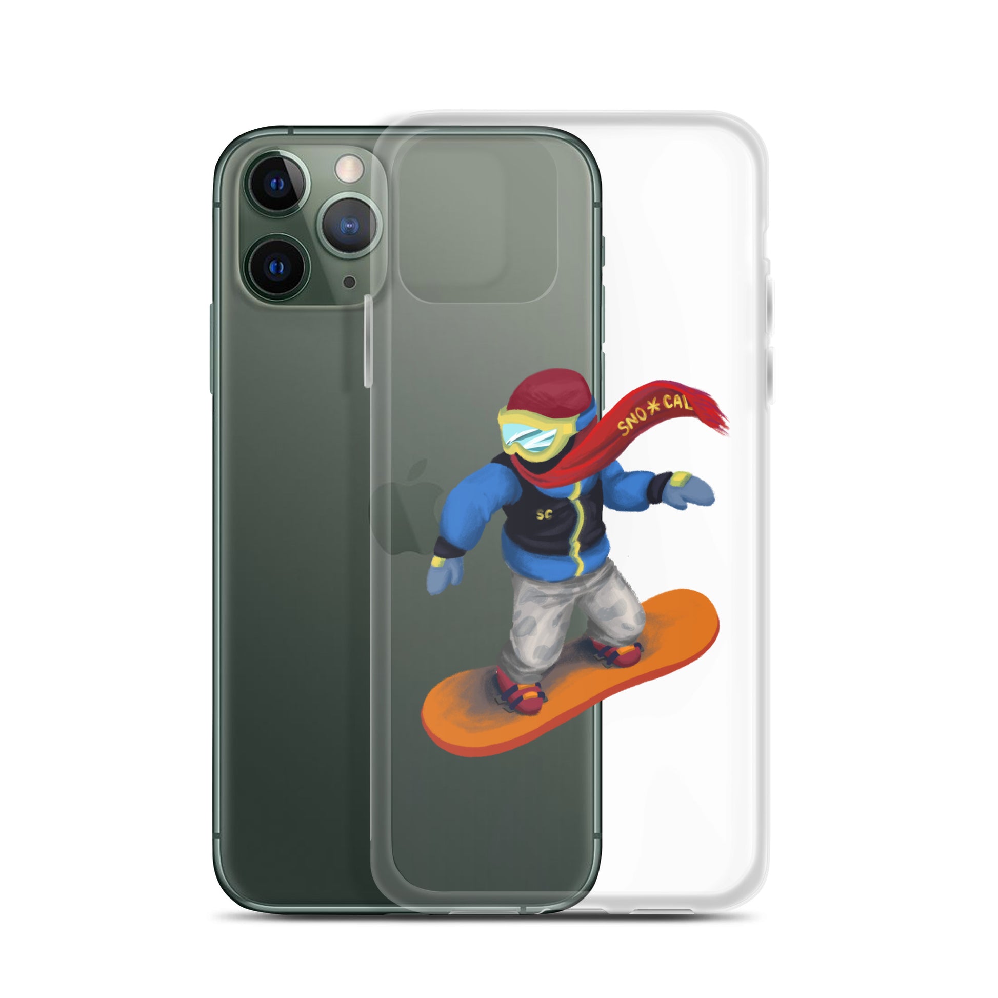snowmoji phone case clear