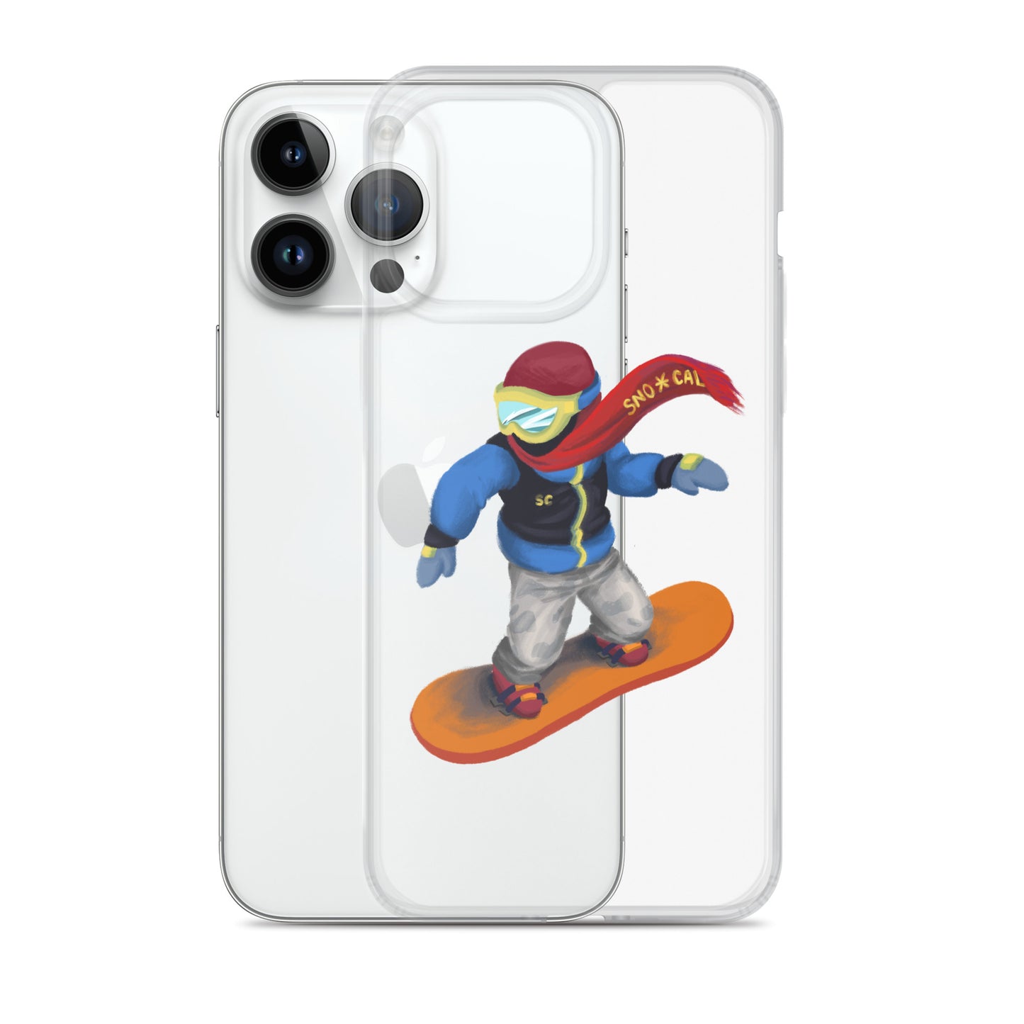 Snowboard Emoji Clear Case for iPhone®