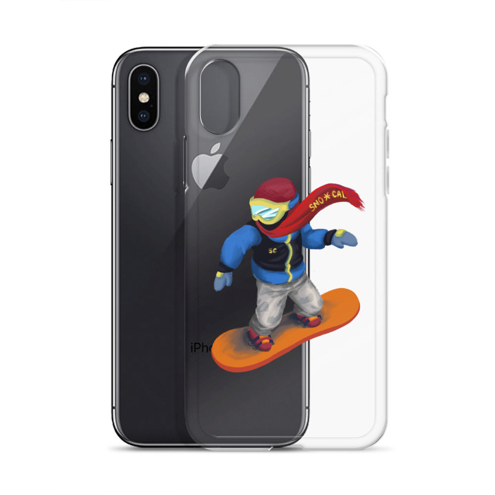 Snowboard Emoji Clear Case for iPhone®