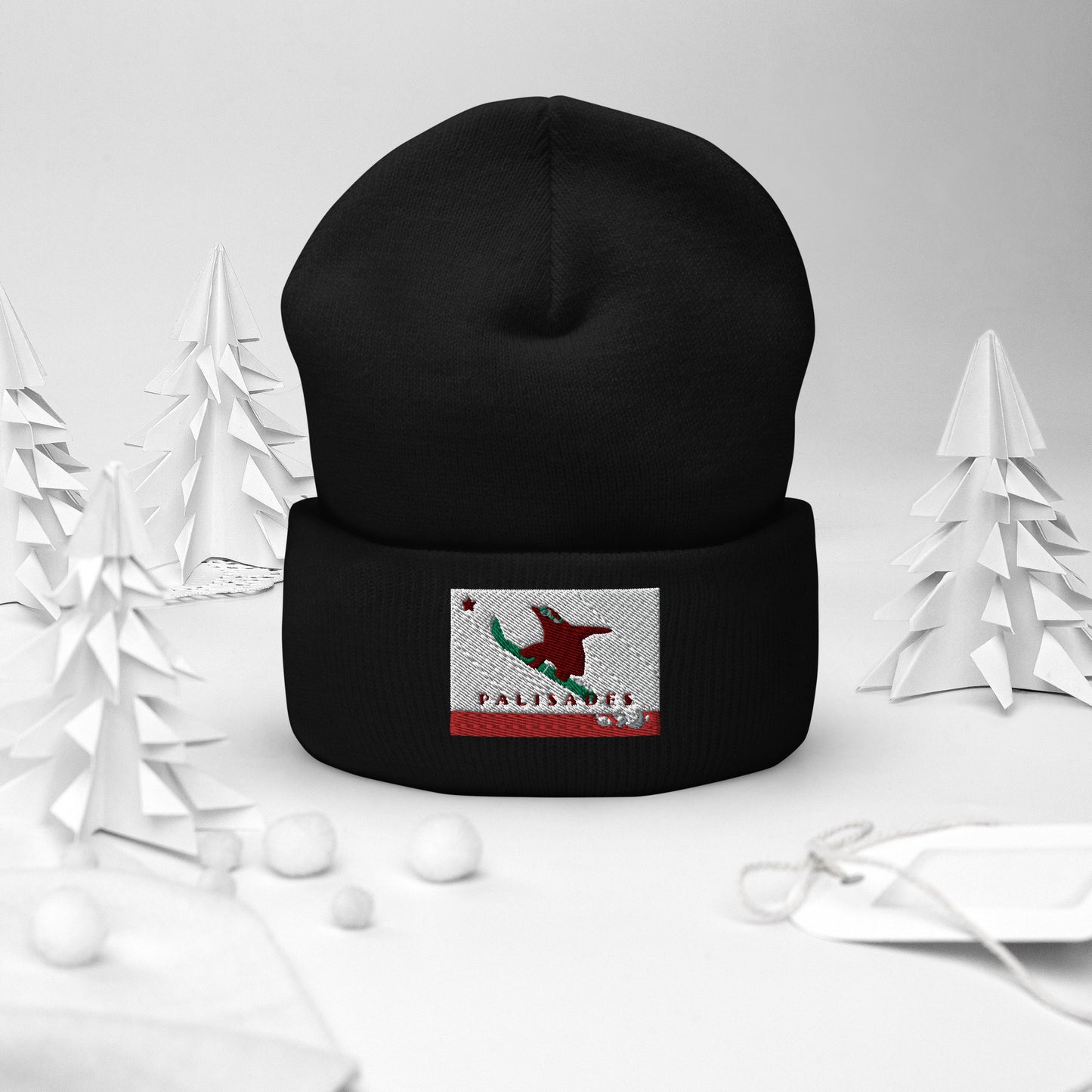 Palisades Grizzly Boarding Cuffed Beanie