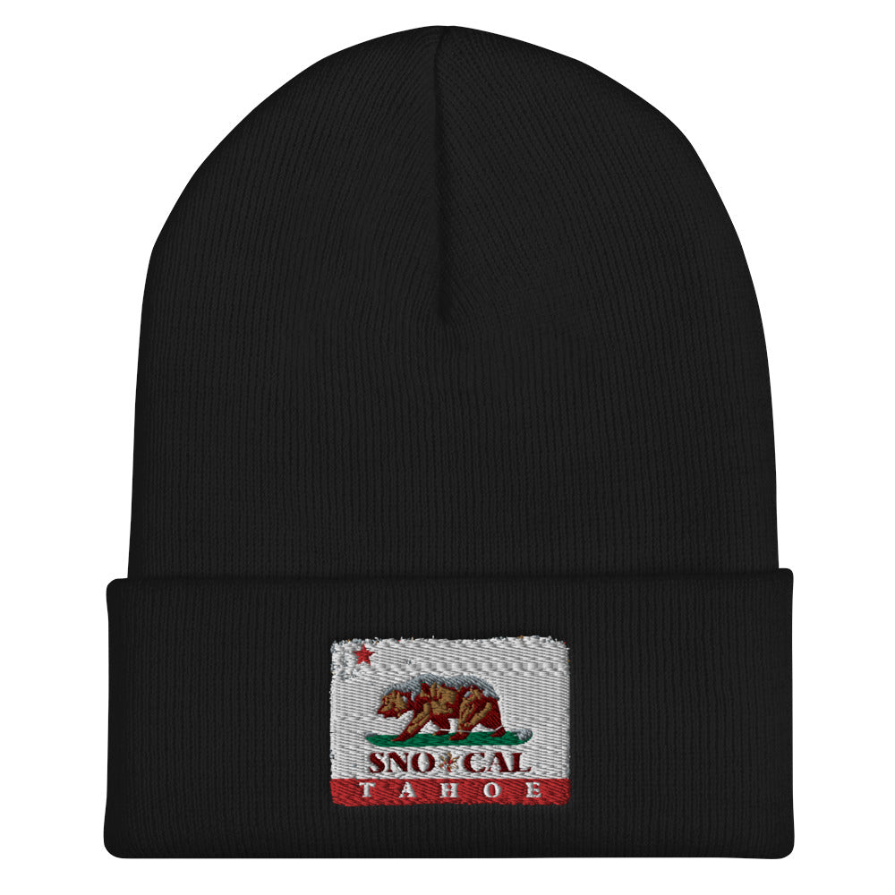 California Flag Lake Tahoe Beanie - Sno Cal